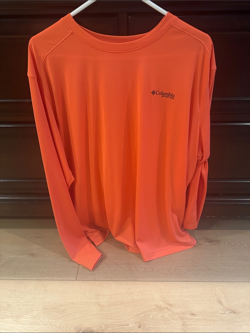 Columbia Orange Long Sleeve Performance Tee